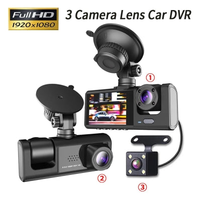 DashCam Vehicular 3 en 1 Full HD – Tu Prueba en Caso de Accidentes