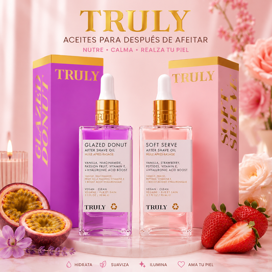 KIT TRULY ROSADO + MORADO | Piel Lisa y Glow 🍩